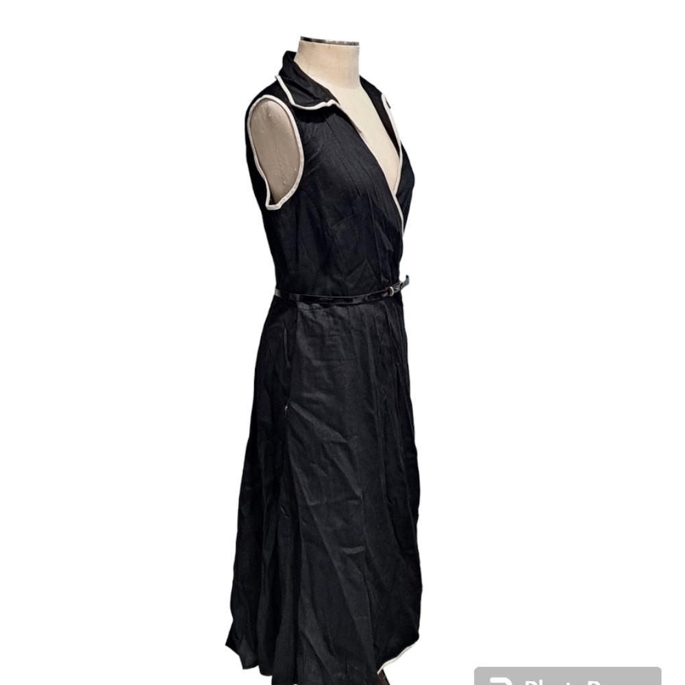 MJ Collection 100% linen wrap dress size 14